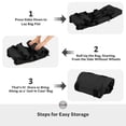 thumbnail image 7 of STOVER 100L Rolling Duffel Backpack With Wheels, Unisex Adult XX-Large 34 Inch Durable Travel Bag With Toiletry Bag, Black, 7 of 7