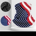 thumbnail image 5 of AWASD USA Flag Neck Gaiter Face Masks for Men Women Star Stripe Print Breathable Summer Cooling Neck Gaiter UV Face Mask Sun Protection Neck Gaiter One Size Red, 5 of 5