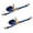 Blue, variant on Mega Cargo Control USA 2-pack Heavy Duty 2" x 30' Ratchet Strap J Hook Flatbed Truck Farm Tie Down, 3333 lbs Wll, Blue