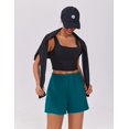 thumbnail image 5 of Pinspark Women's Sweat Shorts High Waisted Comfy Lounge Short Summer Athletic SweatShorts Sportswear with Pockets, 5 of 6