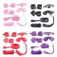 thumbnail image 3 of Esposas Látigo Cuerda Con Los Ojos Vendados Collar Bondage Juguete Juego De Rol Esclavo Juguete 7 Unids/Set sonducket XX000579-04, 3 of 6