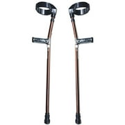 Adjustable Forearm Crutches Size M (Pair) - Bronze