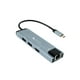 thumbnail image 1 of Hub USB-C Helix 7 en 1 HDMI USB 3.0 USB 2.0 Ethernet SD Micro SD, 1 of 3