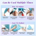 thumbnail image 4 of 212pcs Frozen Balloon Arch Garland Kit, Blue Purple White Balloons with Fringe Curtain Snowflake Balloons Birthday Banner for Winter Wonderland 3th 4th Frozen Birthday Party Decorations, 4 of 7