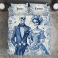 thumbnail image 1 of Until Death Do Us Part - Personalized Couple Bedding Set, 1 of 5