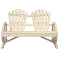 thumbnail image 4 of vidaXL Patio Adirondack Chair 2-Seater Solid Wood Fir, 4 of 9
