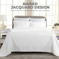 thumbnail image 3 of Superior 3-Piece Florin Cotton Matelasse White Bedspread Set, Queen, 3 of 11