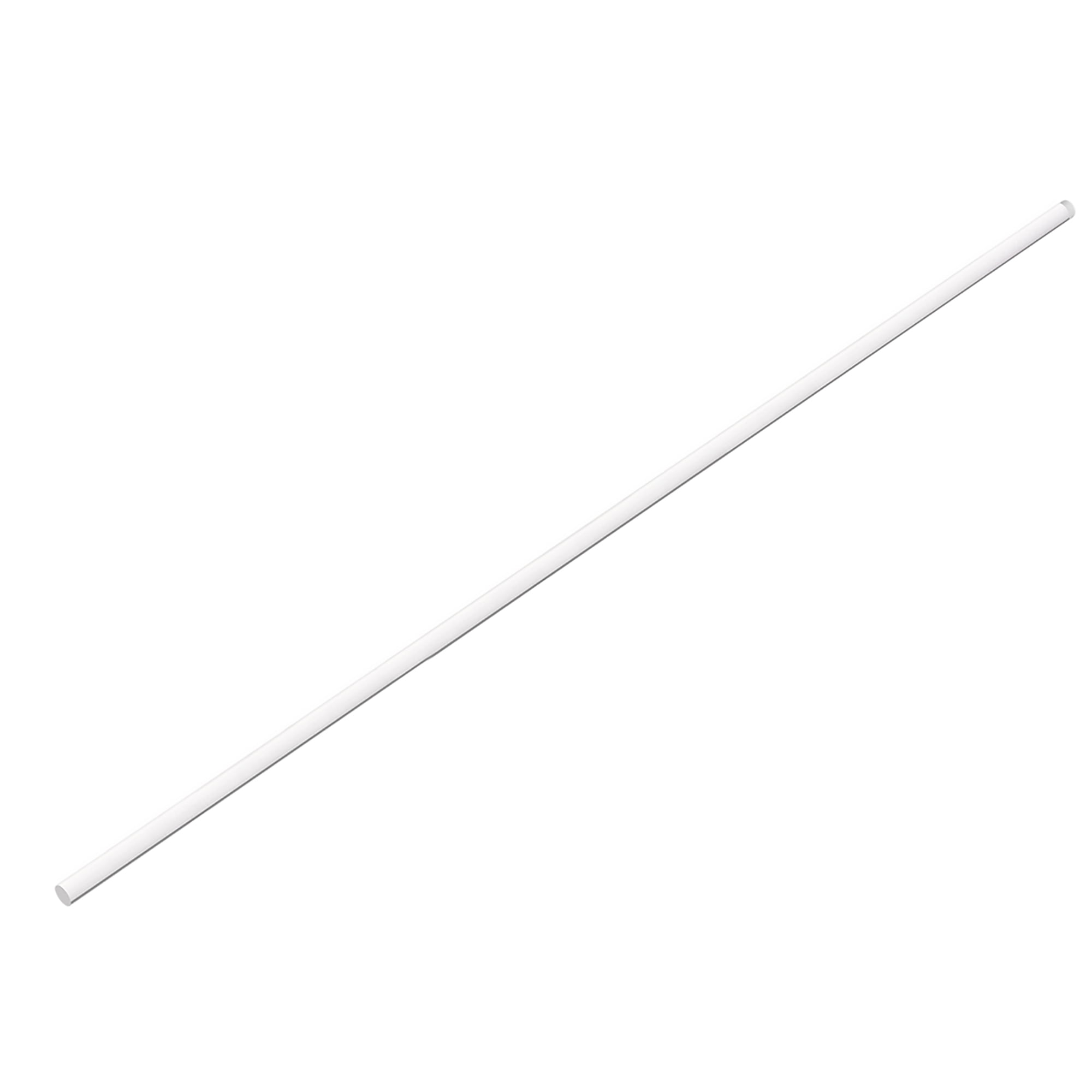 Unique Bargains Transparent Solid Acrylic Round Rod PMMA Bar 19.69' x 0.24'