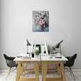 thumbnail image 7 of Exquisite Pink Flower Canvas Wall Art 12X16inch Framed Abstract Floral Watercolor Painting, Artwork Perfect for Bathroom, Nursery, Living Room, Bedroom, Kitchen, Office Décor – Enhance Your Space, 7 of 7