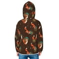 thumbnail image 4 of Kids Zip Up Hoodie for Boys Girls Toddler - Space Fox Lightweight Long Sleeve 5-6T Boys Girl Clothes, Sun Protection Windproof Jackets Hoodie Sweatshirt, 4 of 7