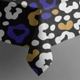 thumbnail image 5 of Leopard Print Square Tablecloth 42x42in(107x107cm) – Waterproof Polyester Printed Table Cover, Wrinkle Resistant & Washable for Kitchen Dining Picnic Party Decor, 5 of 6