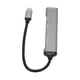 thumbnail image 5 of Hub USB C 5 en 1 Plug and Play Hub tipo C Estación de acoplamiento de metal Electrónica tipo C Adaptador USB C para Windows para Linux Negro, 5 of 15