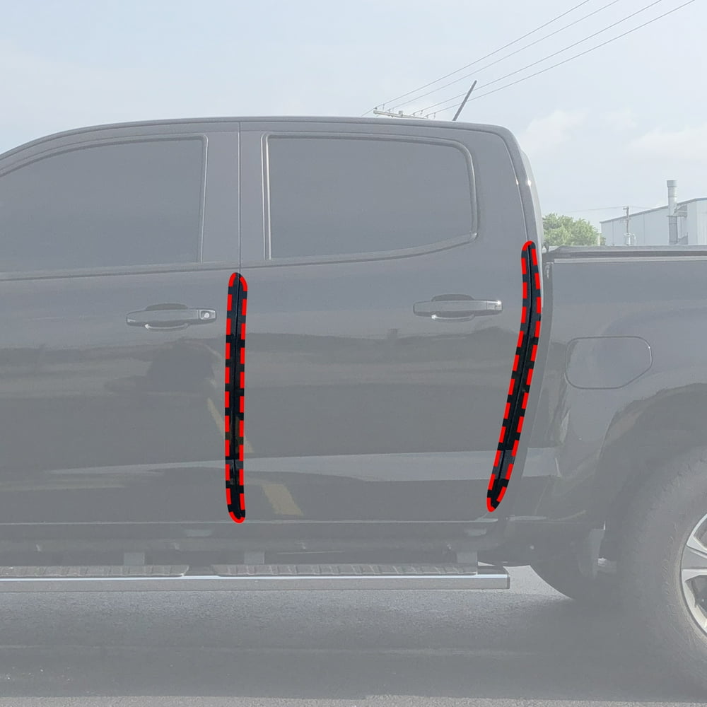 Red Hound Auto Door Edge Lip Guards Compatible with Chevrolet Chevy GMC