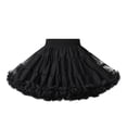 thumbnail image 2 of XXWXYD Girls Pleated Tu𝗍u Skirt Multi Layer Fluff𝗒 Tulle Ballet Pettiskirt Princess Par𝗍y Dress Up Short Skirt Birthday Costum𝖾 Flared Dance Wear Toddler, 2 of 5