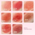 thumbnail image 4 of Heallor-pintalabios con efecto espejo, lápiz labial hidratante, 6 colores, maquillaje labial acuoso, té de leche, tinte de labios rojo, cosméticos, 4 of 5