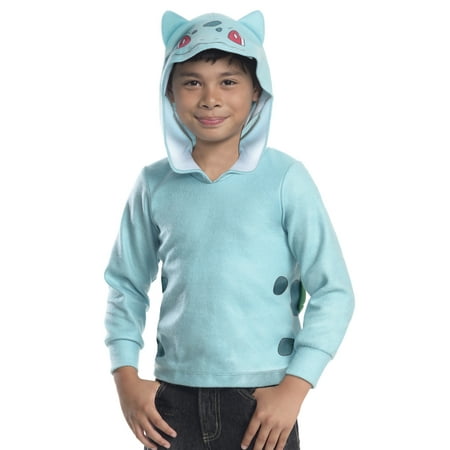 Boys Bulbasaur Sweater Grass Pokemon Childs Halloween Costume