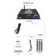thumbnail image 5 of 4*400W 4.1 Mini Hi-Fi Digital Bluetooth Wireless Power Amplifier Car Home Stereo Speakers Bass Amplifier ,Scalable Fun, 5 of 5