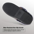 thumbnail image 4 of CHICVOMEY Unisex Fuzzy Memory Foam Slippers Moccasin Style Women Slip-On Winter House Shoes Indoor & Outdoor Comfy Slippers, 4 of 8
