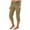 Green, variant on Cropped Linen Pants Women Gauchos for Women Elastic Waist Cropped Trouser Summer Outfits 2026 Trendy Plus Size Elastic Waist Trousers Summer Outfits Drawstring Elastic Waist Bronze S-3XL