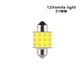 thumbnail image 3 of Scienceny Luz Interior de coche, pieza de repuesto de bombilla de lámpara de aleación de aluminio, accesorio de iluminación de alto brillo Bombillas para automóviles Luz blanca de 12V 31MM, 3 of 6