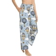 thumbnail image 3 of Kdxio Women's Comfy Stretch Balloon VintagePrint Drawstring Pajama Pants-Medium, 3 of 9