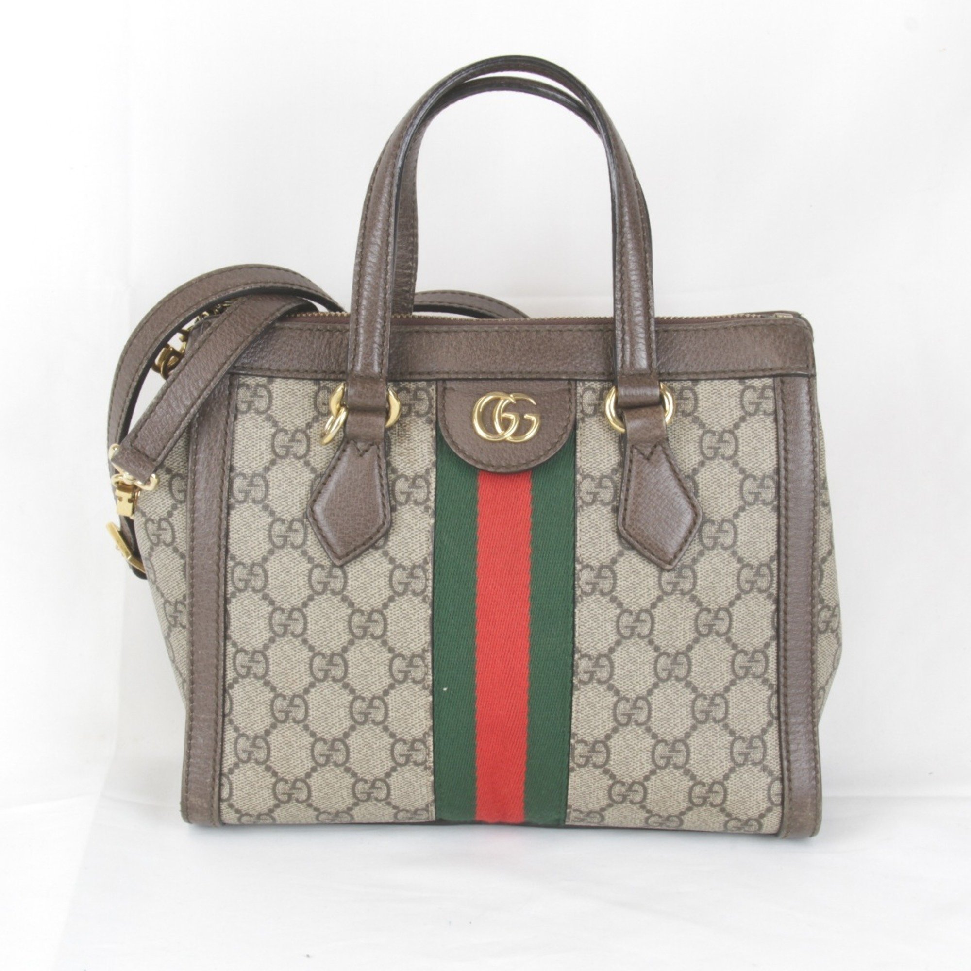 Pre-Owned GUCCI Bag 547551 520981 Shoulder GG Supreme Canvas
