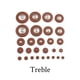 thumbnail image 4 of Eigraketly Almohadillas de tono alto para saxofón, alfombrillas redondas profesionales para estudiantes, herramientas de protección, cojines, accesorios Type2 NO2 Eigraketly OD027394-01, 4 of 6