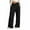 *Black, variant on CENGNIAN Women's Pull On Baggy Sweatpants,Ladies Lightweight Wide Leg Jogger Pants with Pockets,Breathable Lounge Trousers For Women,Dark Gray,Size S