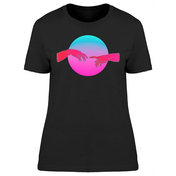 Neon Creation Design T-Shirt Women -Image by Shutterstock, Female Large
