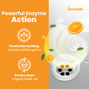 Homesolv Enzymatic Drain Cleaner & Build Up Remover, Valencia Orange, 22 fl oz, 1 Pack
