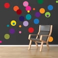 thumbnail image 4 of unbranded 1Set Assorted Color Polka Dots Wall Stickers PVC Durable Self Adhesive Removable Wall Decals, 4 of 8