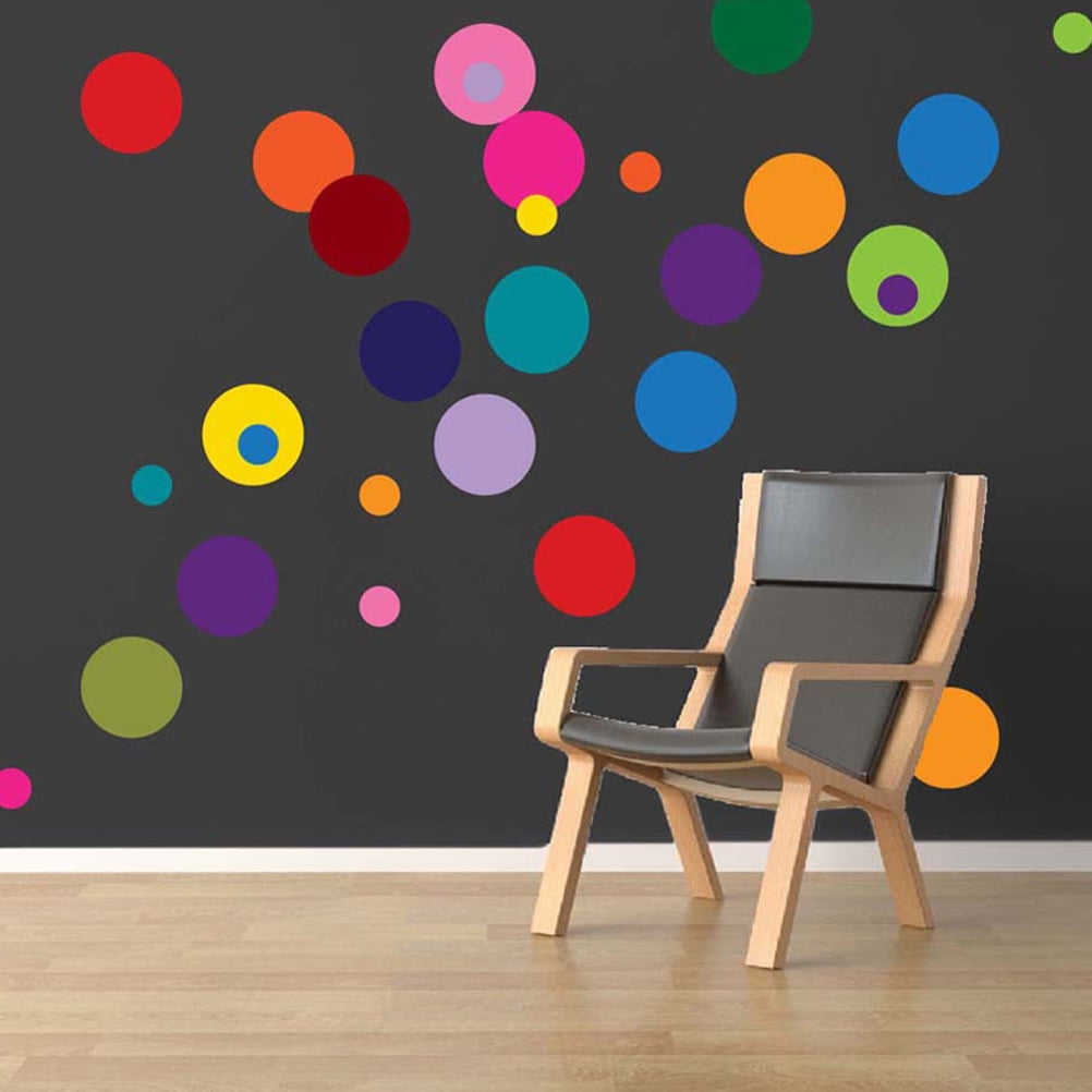 FUEENIRVA 1 Set Kids Room Wall Stickers Circle Wall Decor for Parents