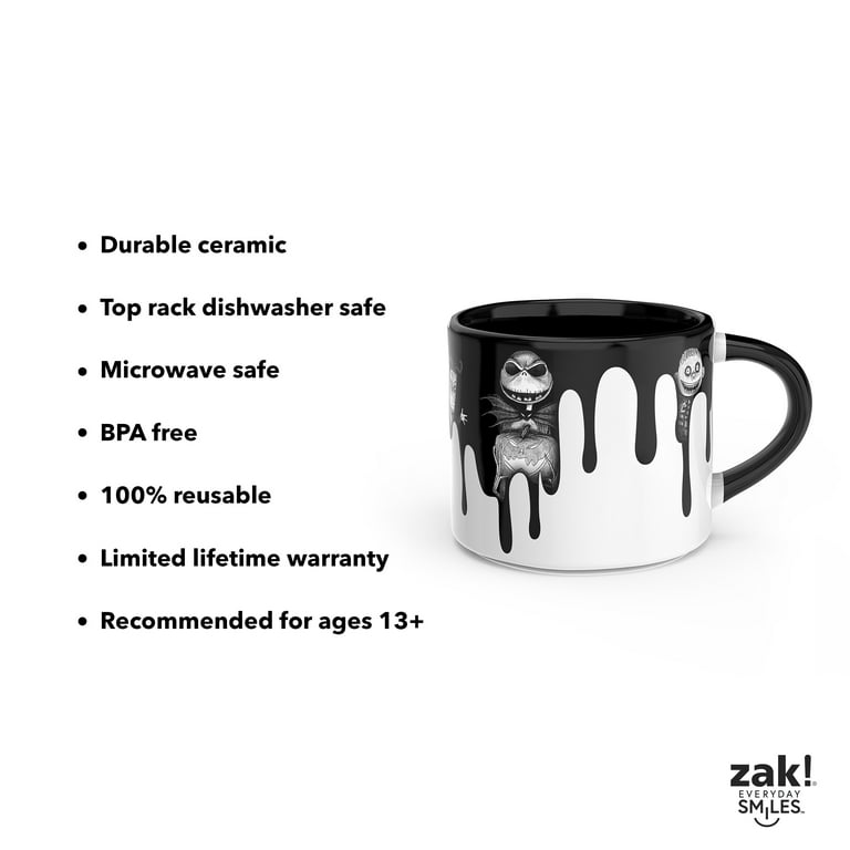 Zak Designs Black Travel Mugs
