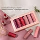 thumbnail image 2 of Juego de lápiz labial mate, 6 colores, barra de labios nude suave aterciopelada, resistente al agua, maquillaje de labios de larga duración, juegos de regalo para el día de San Valentín para niñas y, 2 of 6