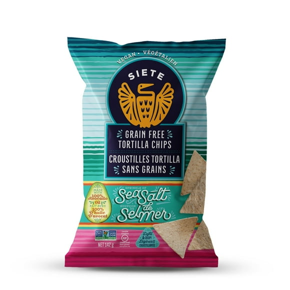 Croustilles Tortilla Sans Grain Sel de Mer 142g