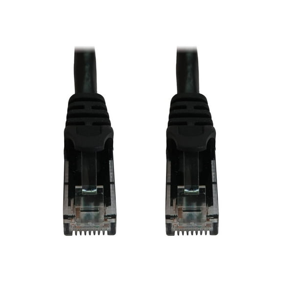 Eaton Tripp Lite Series Cat6a 10G Snagless Molded UTP Ethernet Cable (RJ45 M/M), PoE, Black, 2 ft. (0.6 m)