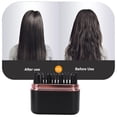 thumbnail image 3 of Cepillo Alisador De Pelo Inalámbrico, Mini Cepillo Portátil Para Alisar El Cabello, Antiescaldaduras, Recargable Para Todo Tipo De Cabello, Color Negro, 3 of 7