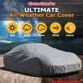 thumbnail image 2 of All Weather Car Cover Fits 2000 2001 2002 2003 2004 2005 2006 Audi TT , waterproof, uv-proof, easy access zipper, wind-proof, detachable straps Grey, 2 of 13