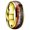 Golden, variant on Minimalist Men's Tungsten Steel Arrow Pattern Ring Jewelry