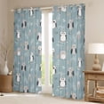 thumbnail image 2 of Homewish Funny Kawaii Owl Curtains Pack of 2 (42x84 Each), Cute Cartoon Animal Curtains Blackout, Teens Kids Boys Girls Bedroom Curtains, Blackout Curtains Home Decor, 2 of 6