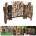 thumbnail image 2 of MOVTOTOP 1Set Mini Bamboo Fence Model Light Brown For Landscape Edging And Photography Props 37.50X23.50X2.50CM, 2 of 7