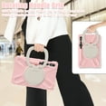 thumbnail image 6 of ELEHOLD Rugged Case for Samsung Galaxy Tab S9 FE /S9 11 Inch Tablet, with 360° Rotation Kickstand Handle Grip Crossbody Shoulder Strap Heavy Duty Shockproof Protective Cover,Pink, 6 of 10