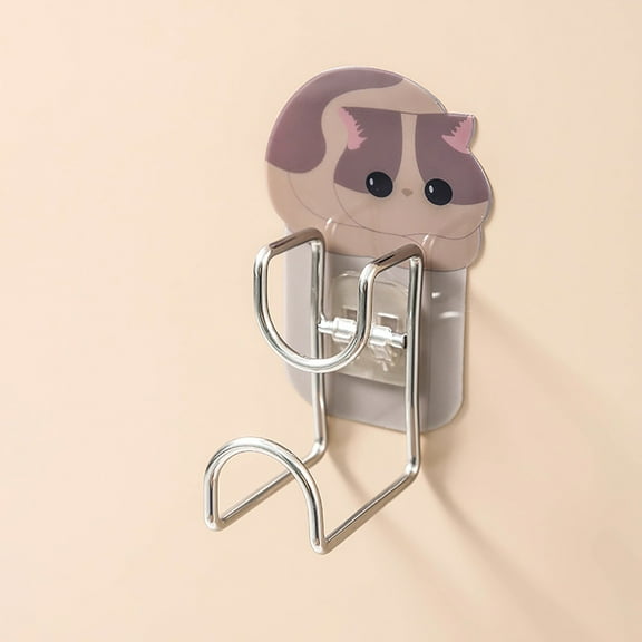 Needhep Multiple Uses Triple Coat Hooks Multiple Uses Medium Wall Hooks, Slat Wall Hooks Pegboard Gridwall Hooks Portable Wall Adhesive Hooks, For Bag, Scarf (Khaki)