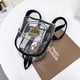 thumbnail image 3 of Mochila Mochila Bolso Mochila transparente Carta Amor PVC Mujeres Moda Estudiantes Hombro Mochilas escolares, 3 of 9