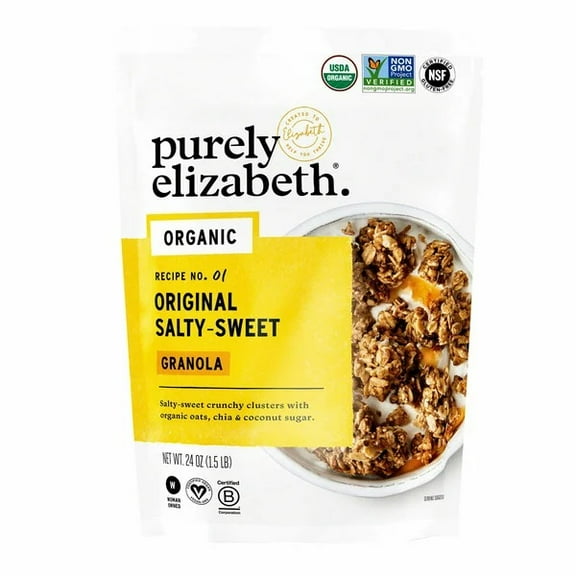 Purely Elizabeth Organic Original Salty-Sweet Granola, 24 Ounce