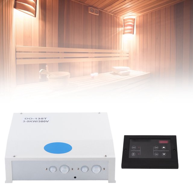Controlador Externo De Sauna Con Montaje En Pared, Múltiples Funciones Para Sala De Sauna, Control De Temperatura De 35-110 Grados Celsius