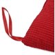 thumbnail image 4 of Xiao Hua 1 cojín suave para asiento de silla de comedor, 15,8 x 15,8 cm, con cremallera y cuerda para colgar, para interior y exterior (rojo)., 4 of 4
