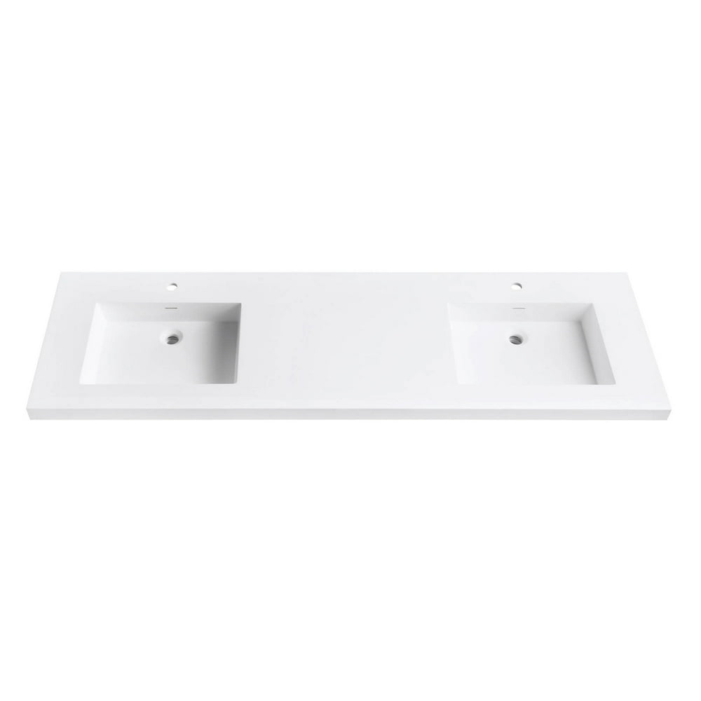 Avanity Vut73 Versastone 73" Acrylic Vanity Top White