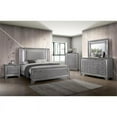 thumbnail image 3 of Bowery Hill 2-Drawer Contemporary Solid Wood Nightstand in Gray, 3 of 5