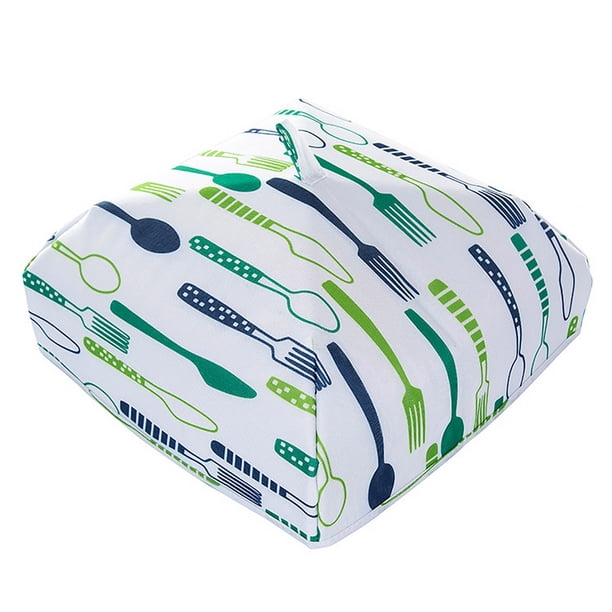Billuyoard Cubiertas plegables para alimentos que mantienen caliente el papel de aluminio caliente, cubierta para alimentos, aislamiento de platos, cubierta Cocina y Comedor Verde Billuyoard HA000661-01B